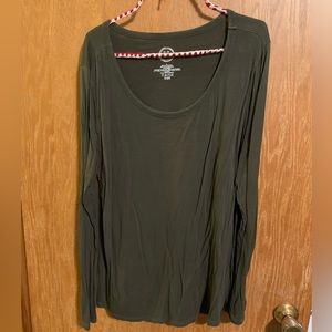 Maurice’s Woman’s Large Olive Green Long Sleeve